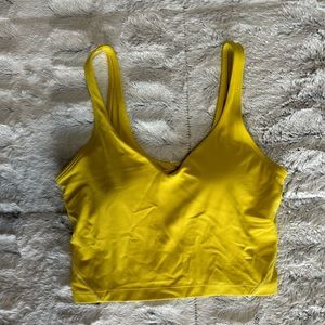 Lululemon Align Tank; Size 8; in golden yellow